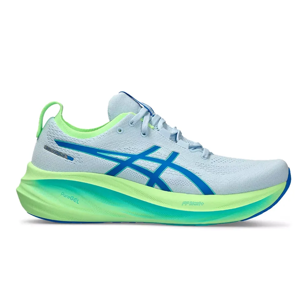 Men's Asics GEL-Nimbus 26 Lite-Show, Lite-Show/Sea Glass, 8 D Medium