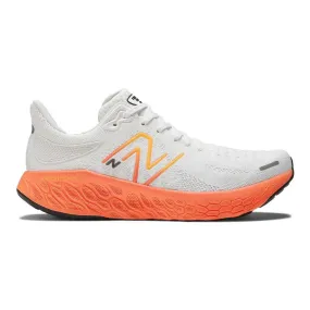 Men's New Balance Fresh Foam X 1080v12, White/Neon Dragonfly, 9 D Medium