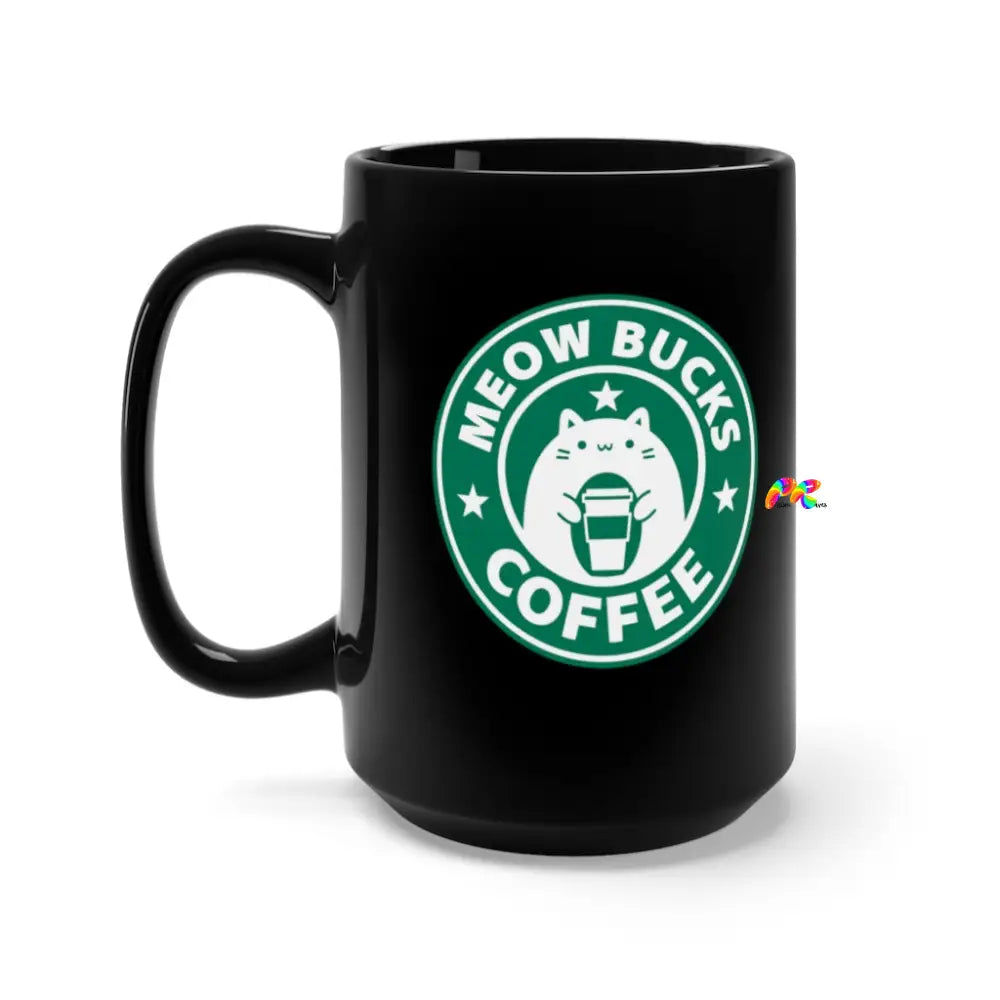 Meowbucks Black Coffee Mug