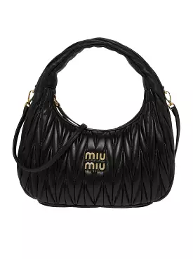 Miu Wander bag in quilted nappa