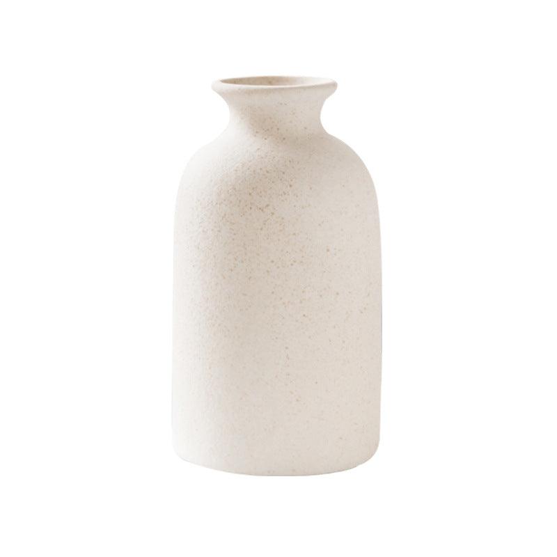 Nordic Handicraft Retro Frosted Ceramic Vase