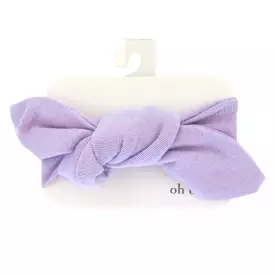 oh baby! Tie Turban Baby Rib Headband - Orchid