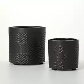 Onyx Footed Planter Pots