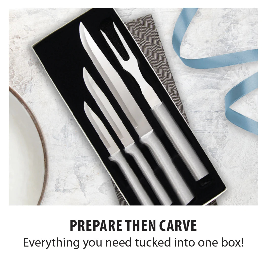 Prepare Then Carve Gift Box Set by Rada Cutlery Made in USA S3C