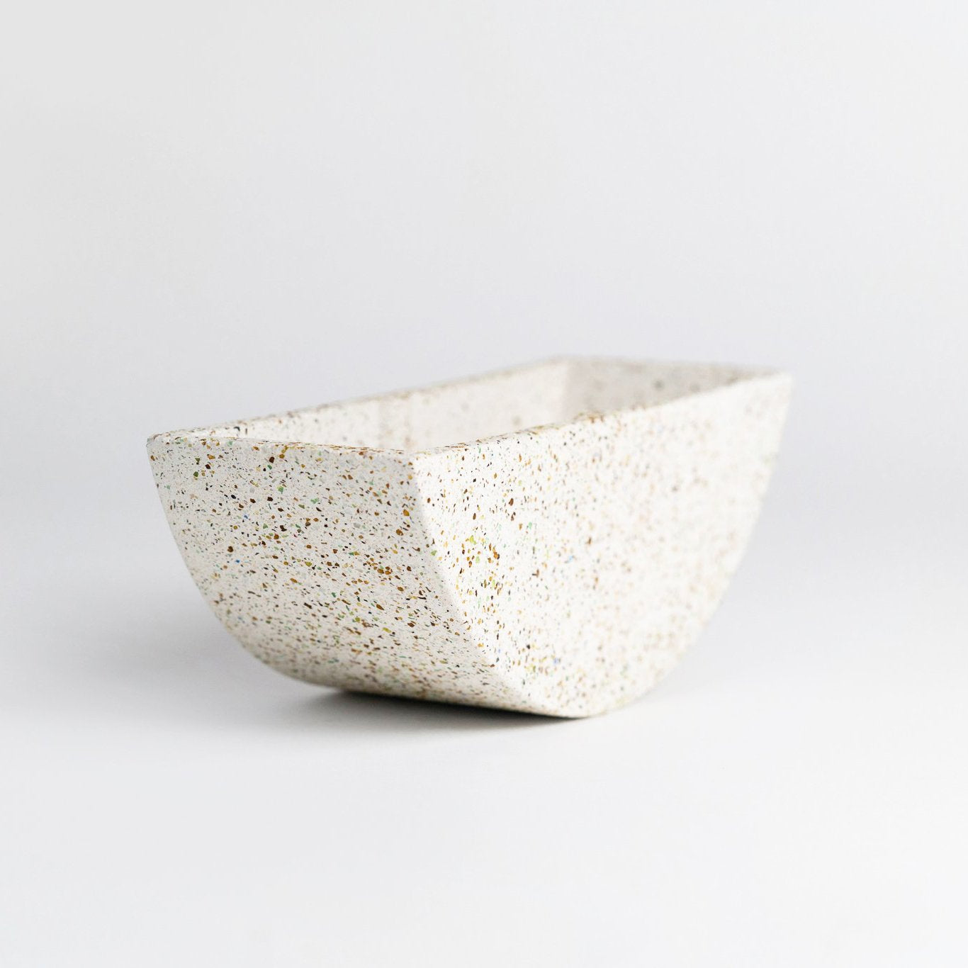 Pretti.Cool Totter Planter - White Terrazzo