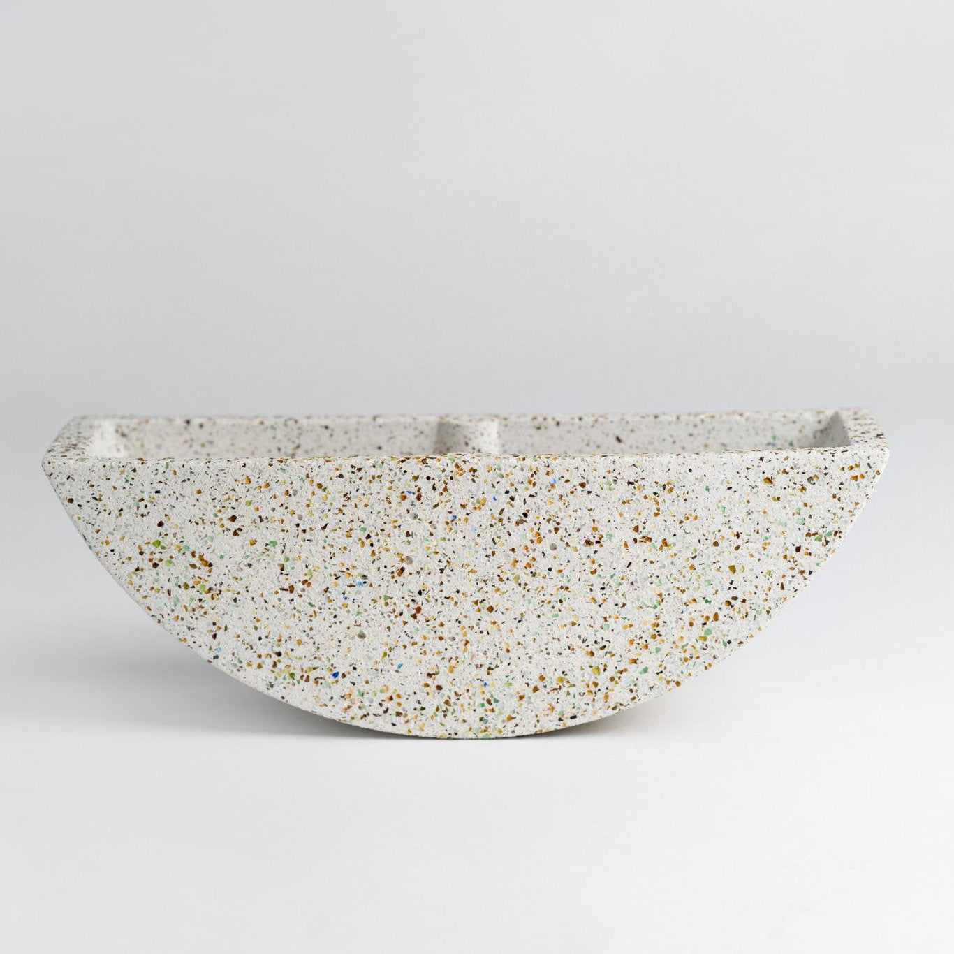 Pretti.Cool Totter Planter - White Terrazzo