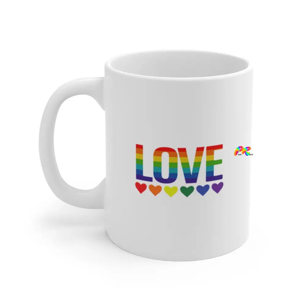 Pride/LGBTQ White Ceramic Mug Pride Gift