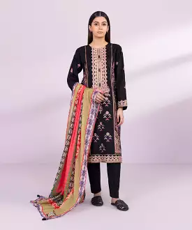 Printed Zari Voile Dupatta