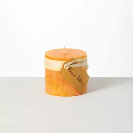 Pumpkin Timber Pillar Candle