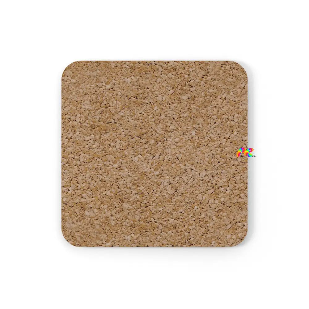 Rainbow Spider Cork Back Coaster