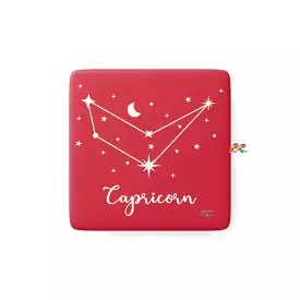 Red Zodiac Capricorn Porcelain Magnet