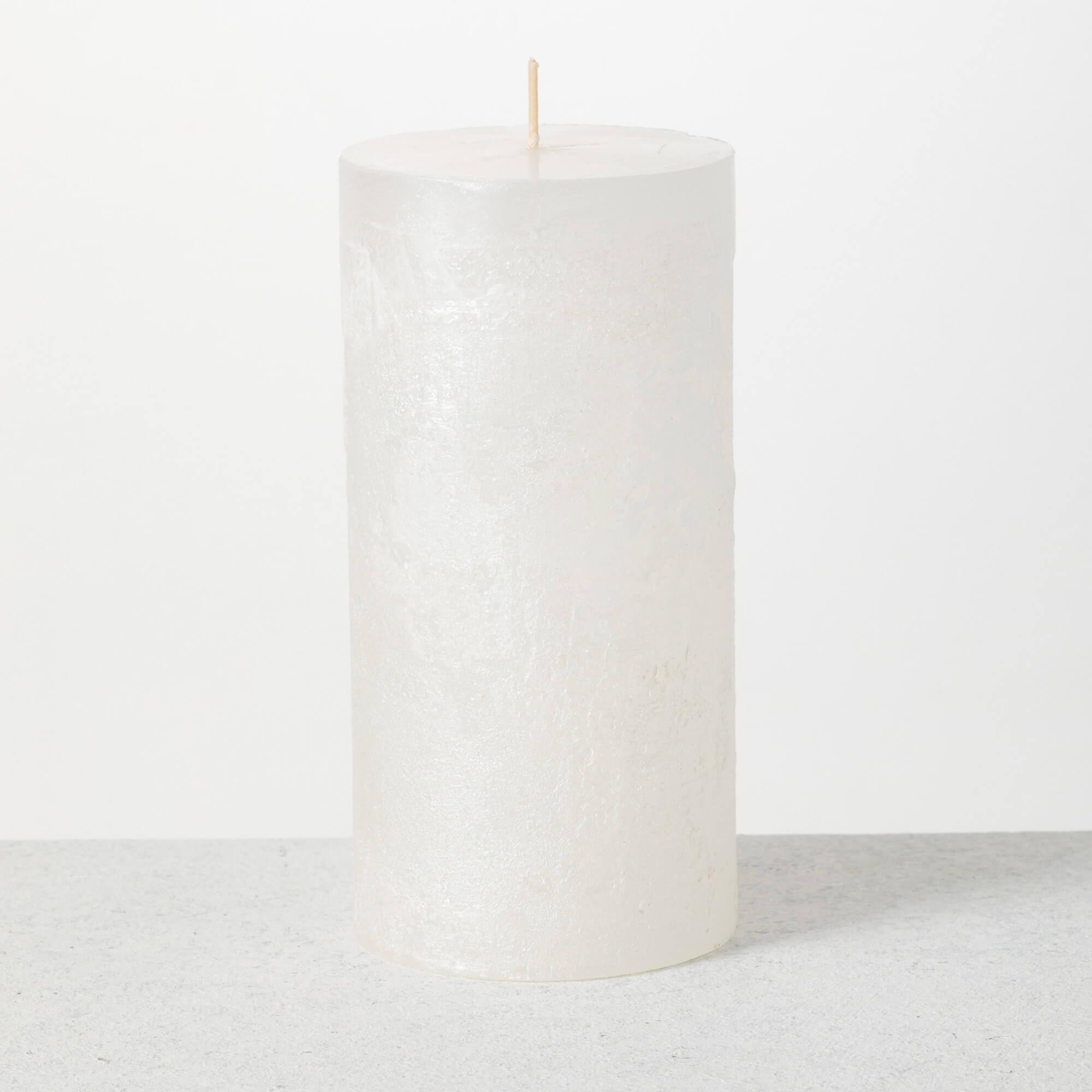 Ritz White Pillar Candle