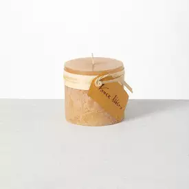 Sand Timber Pillar Candle