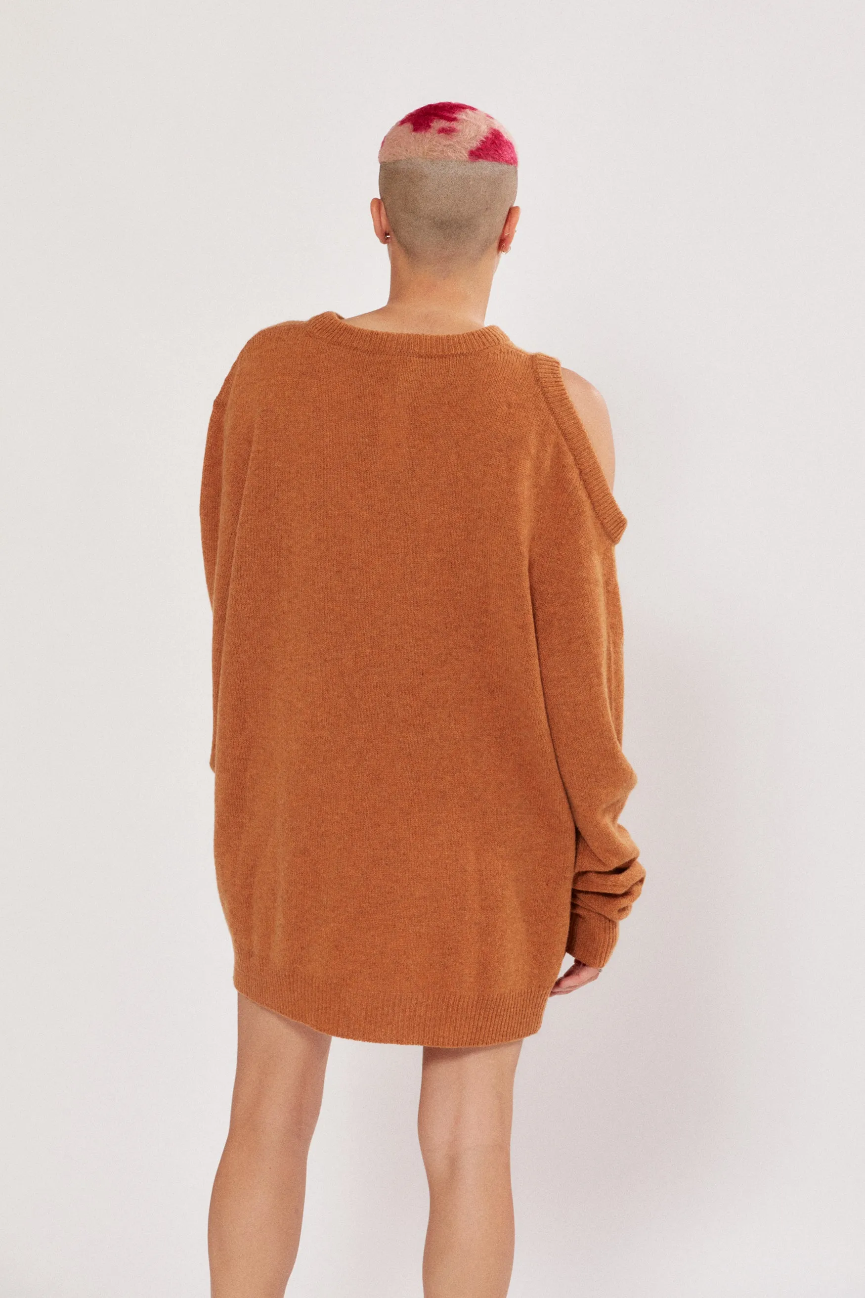 Shoulder Hole Lambswool Knit