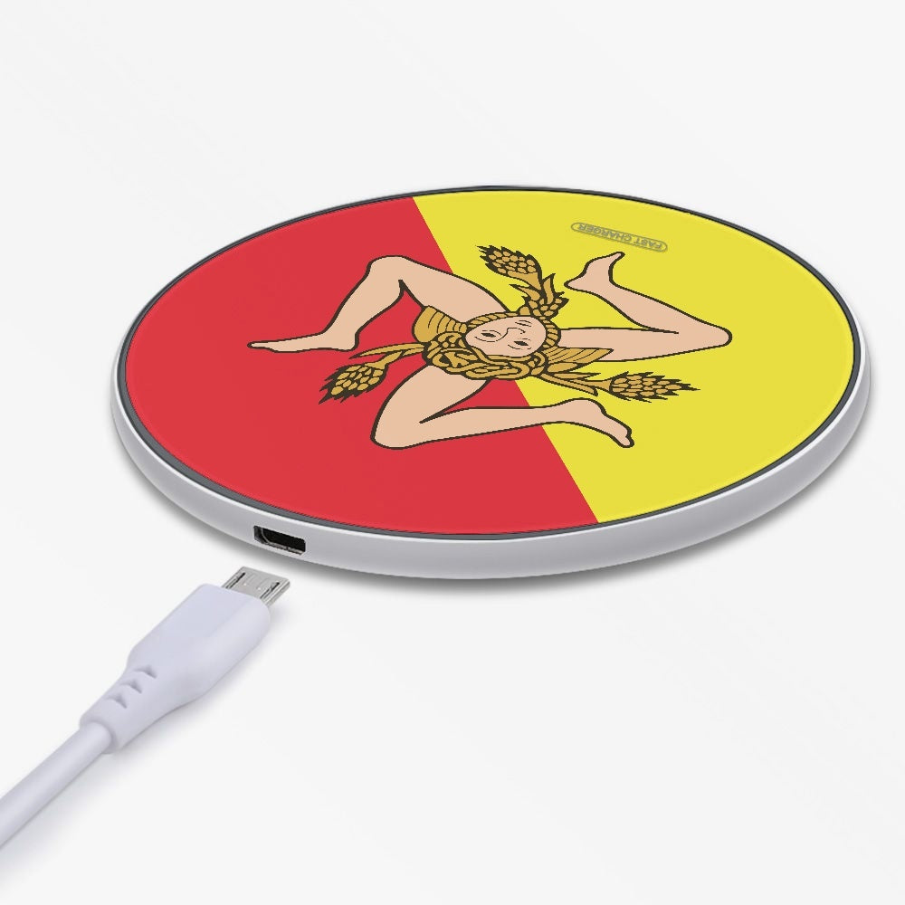 Sicilian Flag - 10W Wireless Charger