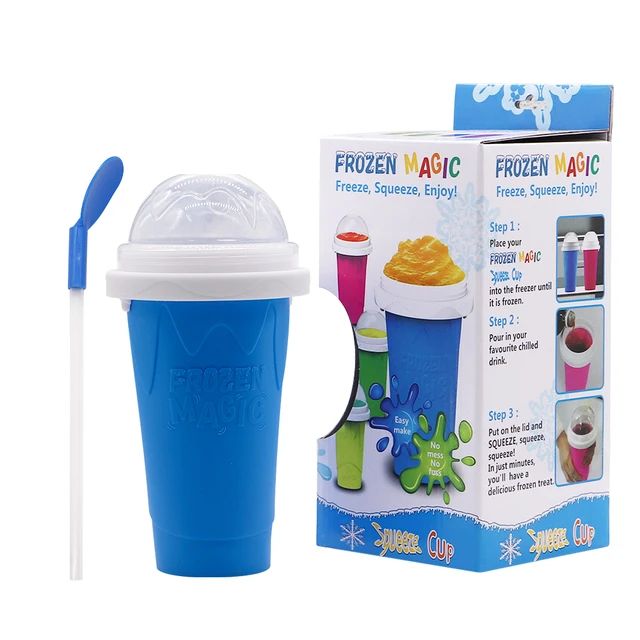 Silicone Quick Frozen Ice Cream Maker Squeeze Cups S4886193