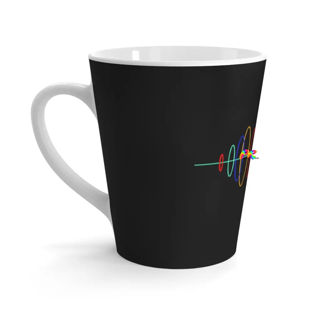 Soundwave Black Latte Mug