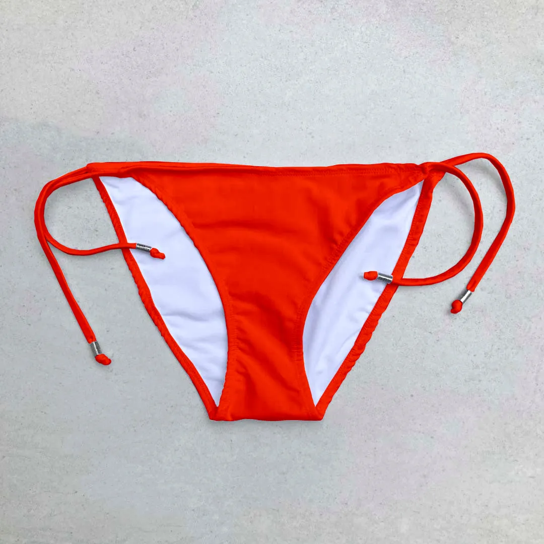 String Bikini Bottom - ROUGE RED