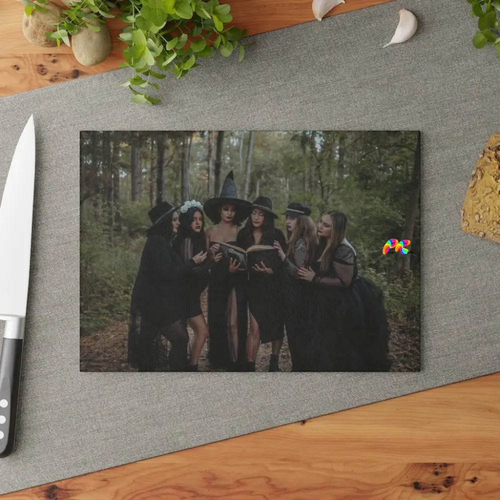 Three Witches, Glass Cutting Board, Cosplay Moon, Two Sizes