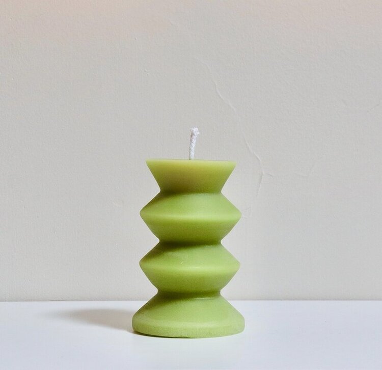 Wave Pillar Candle