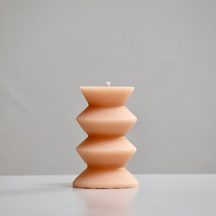 Wave Pillar Candle