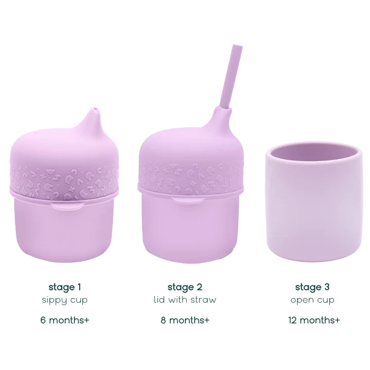 We Might Be Tiny Sippie Cup Set - Lilac