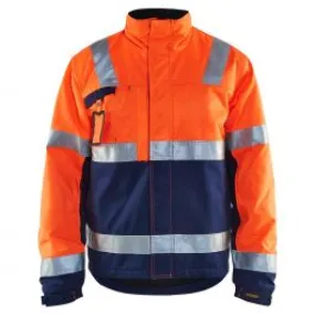 Winter Jacket 4862 High Vis Oranje/Marineblauw - Blåkläder