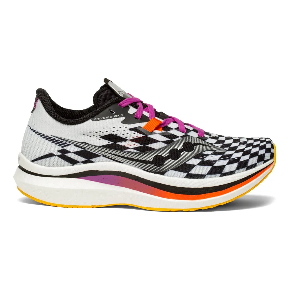 Women's Saucony Endorphin Pro 2, Reverie/Noir, 8.5 B