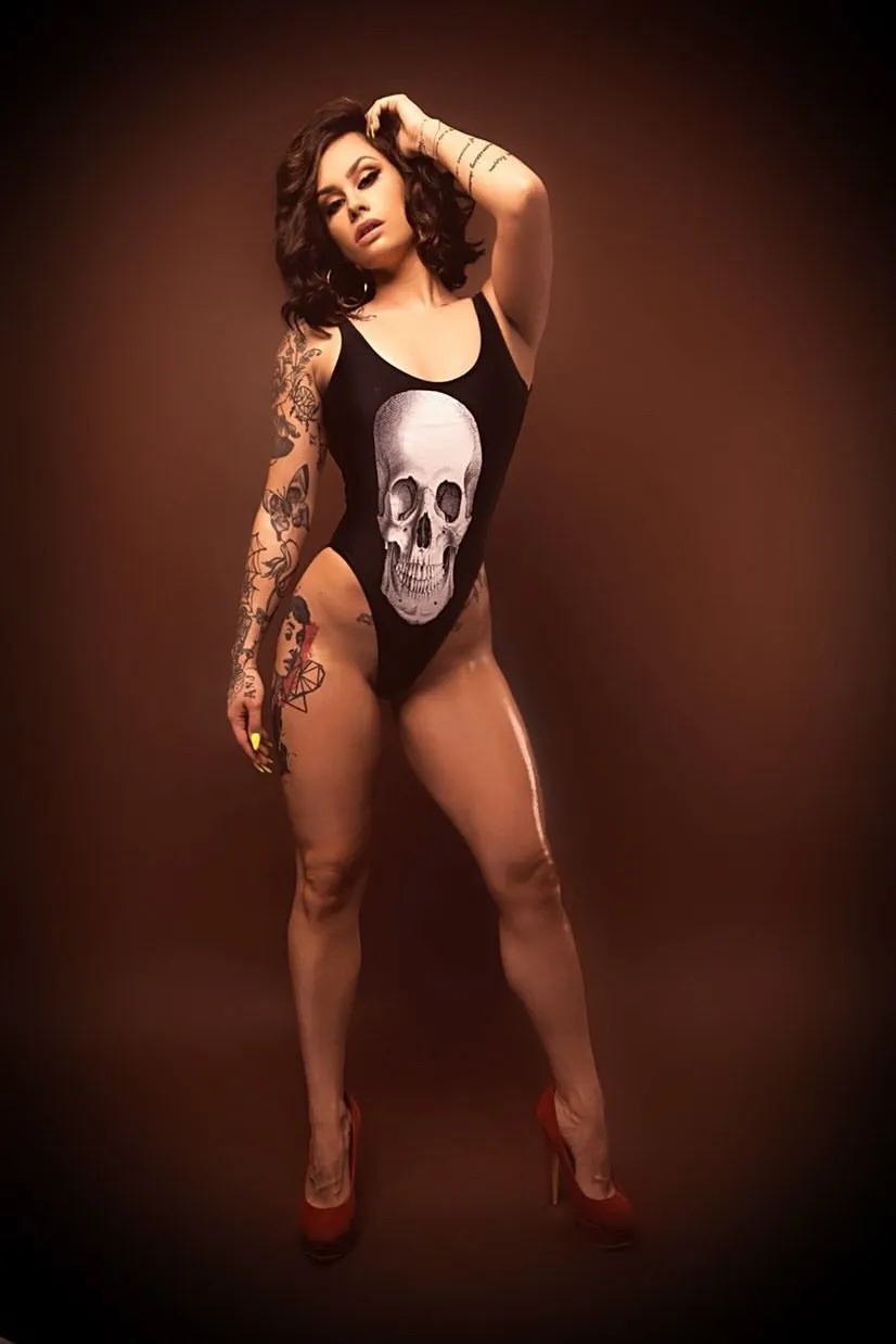 Women's Skull Body Swimsuit