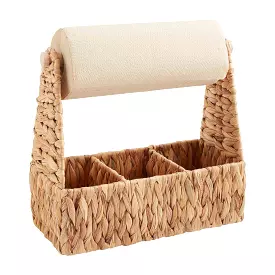 WOVEN UTENSIL & TOWEL CADDY